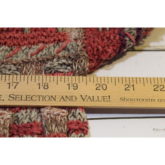 Sigrid Olsen Women's M Hand Knit Sweater Cardigan Multicolor Button-up V-Neck - Picture 8 of 10